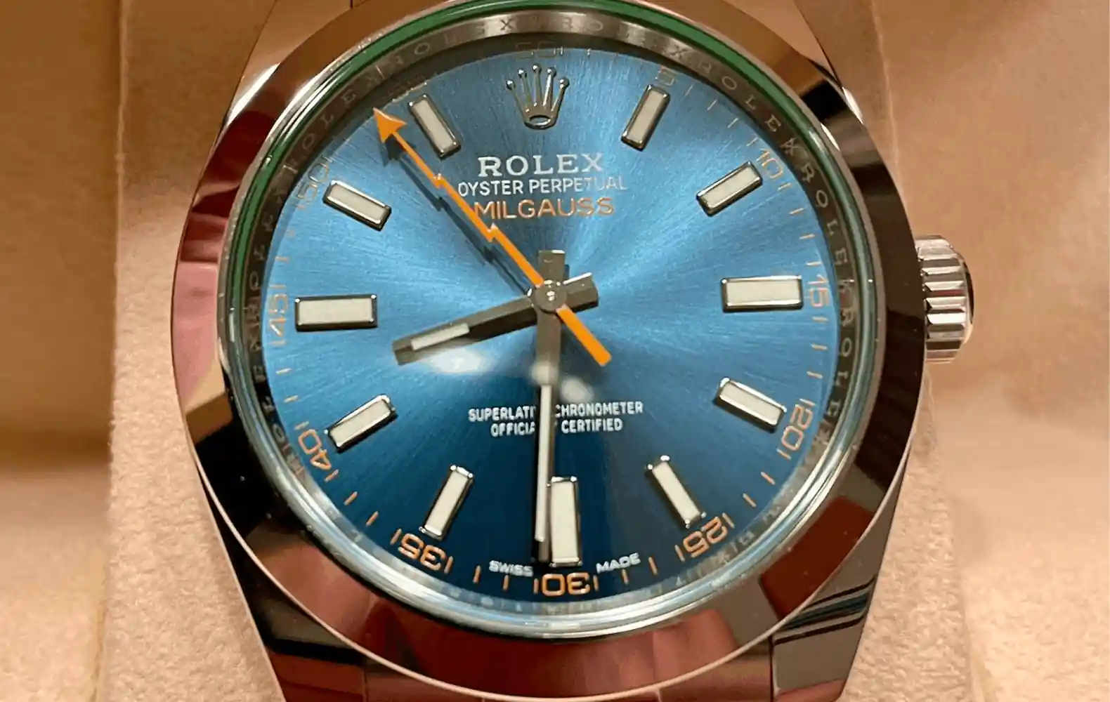 Rolex Milgaus Blue